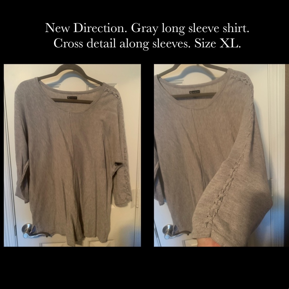 New Direction grey sweater